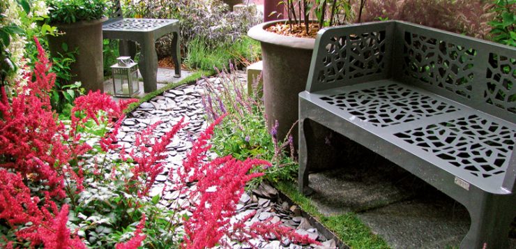 mobilier exterior banca taburet