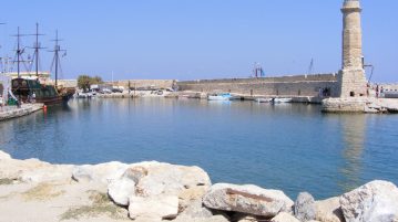 Creta farul cetatii Fortezza Rethymnon