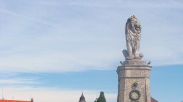 Lindau statuie leu bavarez
