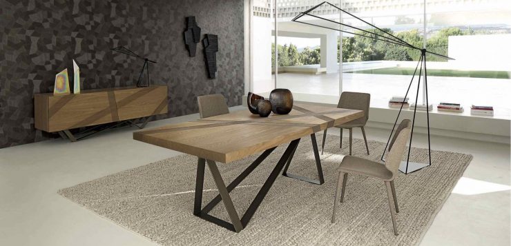 dininguri geometrice Roche Bobois Paris